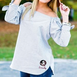 FLORIDA STATE UNIVERSITY Off The Shoulder Game Day Top